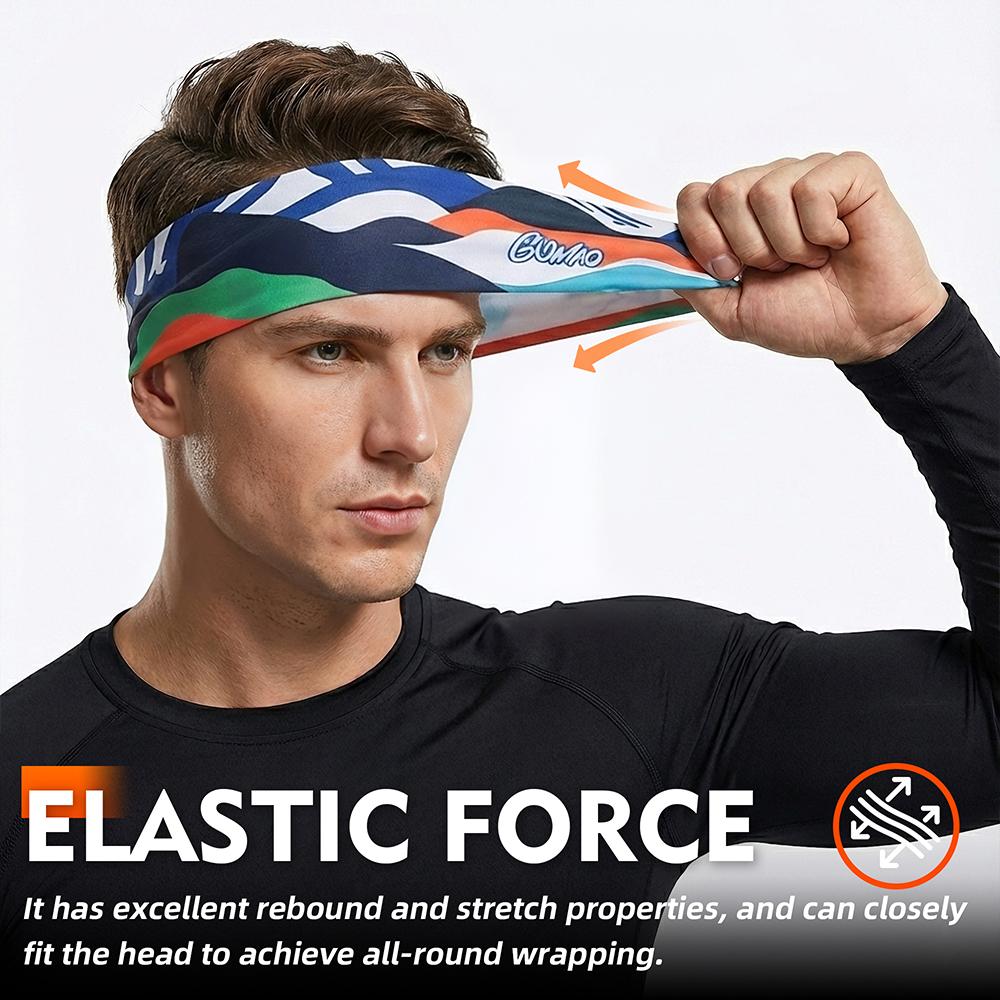 Winter Sports Headbands Warm Sweatband Outdoor Running Yoga Gym Fitness Jogging Skiing Elastic Headwear Sweat Absorption Bandana