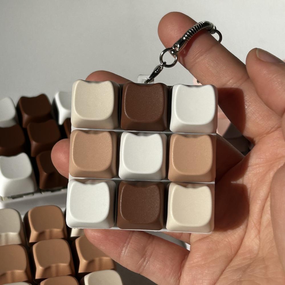 4/9Keys Keycap Pinch Toy Finger Keyboard Pinch Toy New Button Clicker Toy