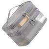 Double Layer Mesh Cosmetic Organizers Bag Durable Travel Toiletry Storage HX6C