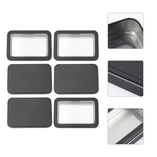 EXCEART Box Lenormand Deck Game Card Holder, Tarot Deck Holder, Gold Pen Pot, Poker Card Case, Poker Card Container, Playing Card Holder, Game, 6-Pack