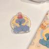 Korean Cute Elephant For Magsafe Magnetic Phone Griptok Grip Tok Stand For iPhone 15 Foldable Wireless Charging Case Holder Ring
