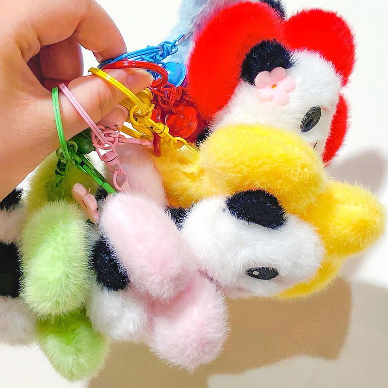 Fun Soft Plush Panda Head Keychain Ideal For Keyrings And Bag Accessories For Kids