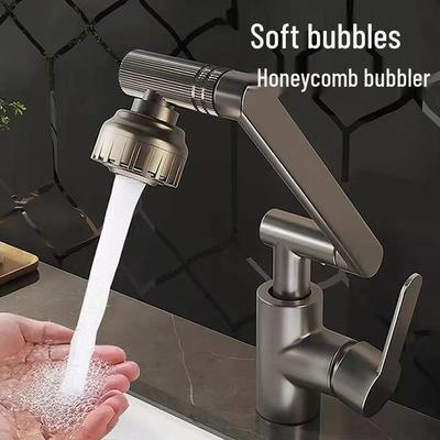 Lucky Cat Rotating Bathroom Faucet with Booster Washbasin Cabinet