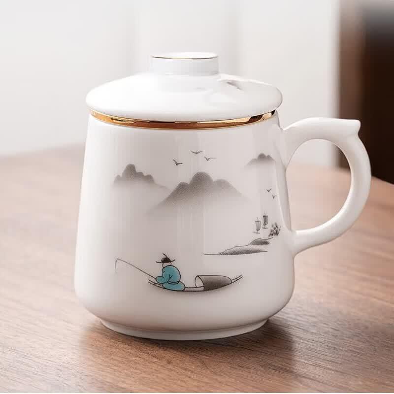 Mr. Nanshan Ceramic Tea Cup Gift Set