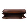Michael Kors MK Rose Chain Logo Flap Leather Shoulder Bag Medium Women Shoulder Bag Dark-Brown 35T0GXOL2B-200