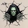 Bedroom Spooky Wall Stickers Halloween Stickers, Self Adhesive Vinyl Decals, Waterproof Removable Decals for Party Home Store Decor Peel And Stick