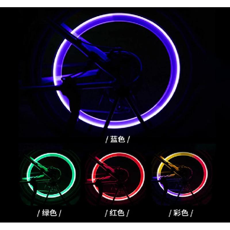 2/4Pcs Tire Valve Cap Lights Durable Tire Lights For Car Air Valve Caps With Lights For Motorcycles Bicycles Electric Vehicles