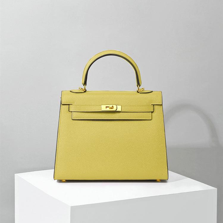 2025 Echtleder Cross-Border Paket Vorteilspaket Handheld Seil Rindsleder Mode Minimalistische Handtasche Einzelner Lederriemen Paket Tasche Paket