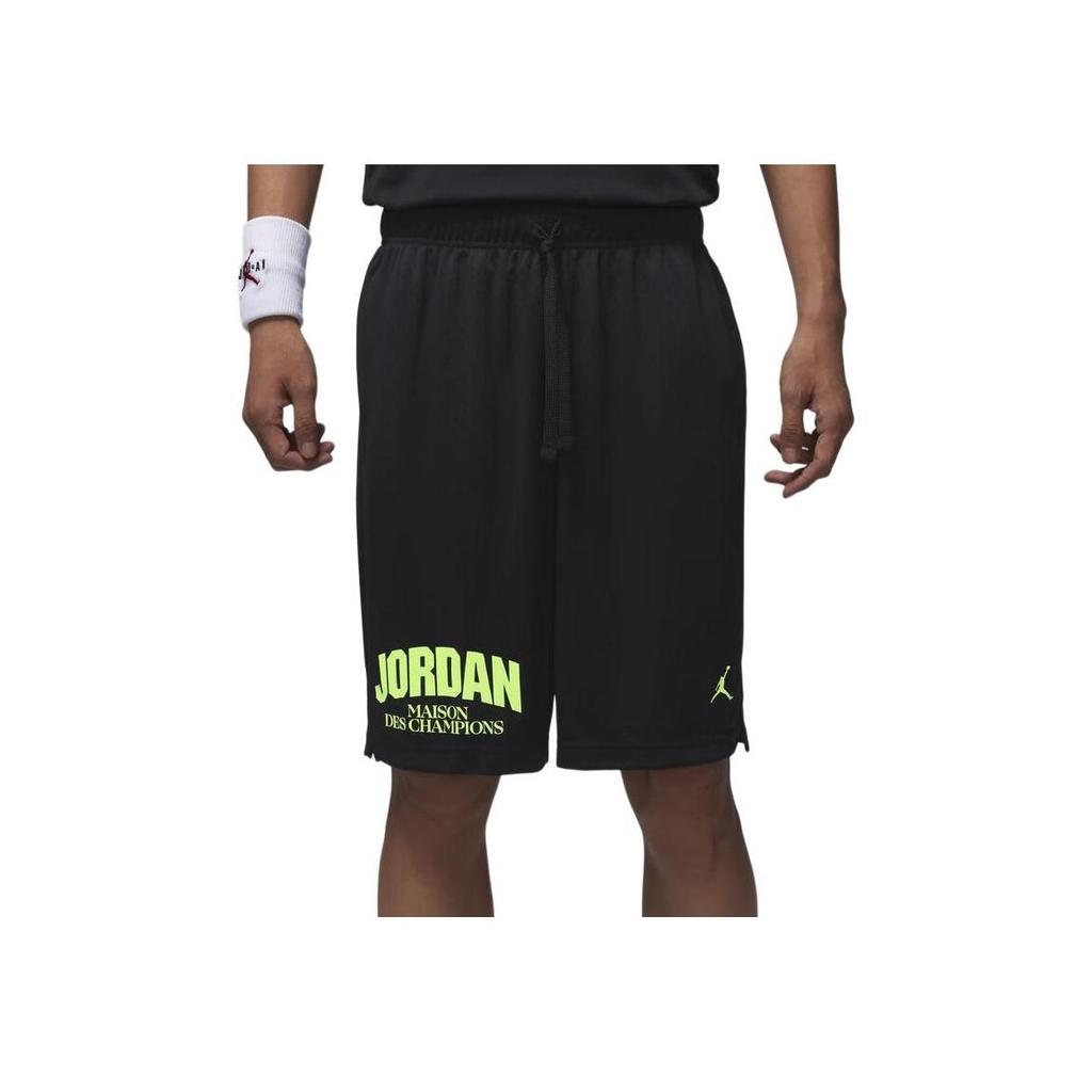 Jordan Sport Dri-FIT Comfortable Lightweight Mesh Breathable Quick-Dry Basketball Shorts Men Shorts Black FZ9986-010