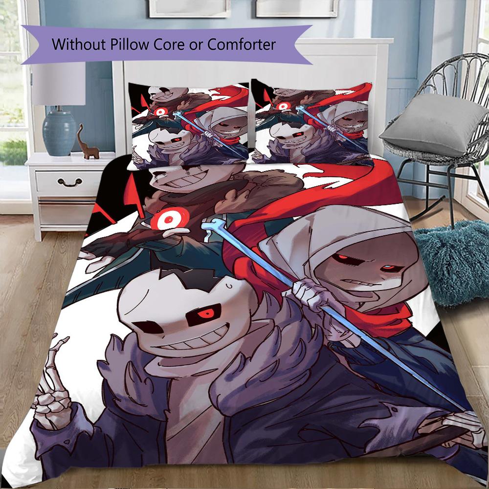 Mysterious Dungeon Anime Pattern Bedding,Quilt Set Quilt Cover Pillowcase Home Birthday Gift (1*duvet cover+2*pillowcase,without core)ZSJT0917353