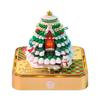 2026 Desk Calendar With Led Light Christmas Tree Sculpture 3D Tear-Away Calendar Paper Carving Art Christmas Day Decoration