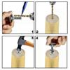 Adjustable Furniture Feet Heavy Duty, Table Leg Levelers Adjustable Height (4 Pieces) Starlight