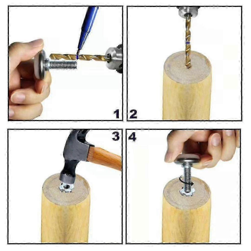 Adjustable Furniture Feet Heavy Duty, Table Leg Levelers Adjustable Height (4 Pieces) Starlight