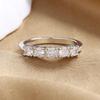 Lindon Classic Copper Alloy Zircon Ring Ladies Jewelry Wedding Promise Party Gift
