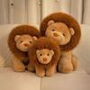 Creative Gift Soft Lion Stuffed Animal Plush Pillow Cute 15.8inch Stuffed Animals Plush Emotional Support Stuffed Toys