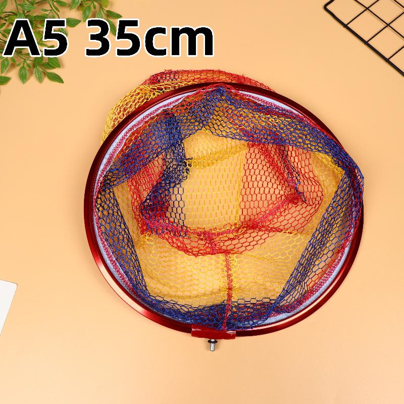 Aluminum Alloy Fishing Nets Head Fishing Scoop Colorful Fishing Hand Net Durable Ultralight Landing Net Fishing Tolls
