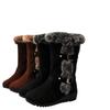 Cross-border Large-size Winter New Foreign Trade Cotton Shoes, Velvet Warm European and American Cotton Boots, Casual Snow Boots for Women
