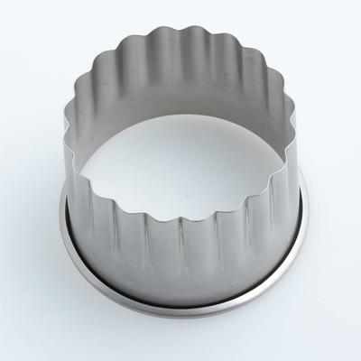 Suncraft Cutting Mold Flower 6cm Cookie Vegetable Character Petal Glue Cutter Made In Japan Stainless Steel Confectionery Patissier Silver PP-583