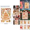 Colorful Cm2408010 Cute Gingerbread Man Stickers Perfect For Kids Birthday Parties