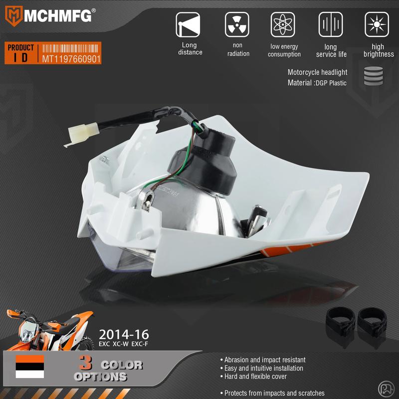 Headlight Headlamp With Sticker For KTM SX F EXC XCF SMR 2014 2015 2016 Motorcycle Dirt Bike MX Enduro Supermoto