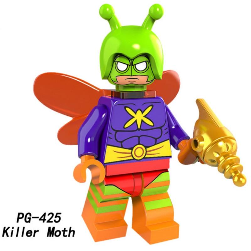 Joker Batman Minifigures Killer Moth Crazy Quilt Building Blocks Kids Toys PG8110