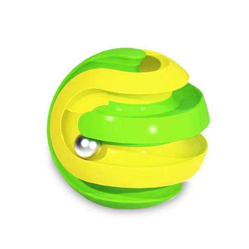 Toys Creative Large Orbit Ball Fidget Spinner Rotating Track Infinite Flip Change Puzzle Novelty Stress Reliever Gifts