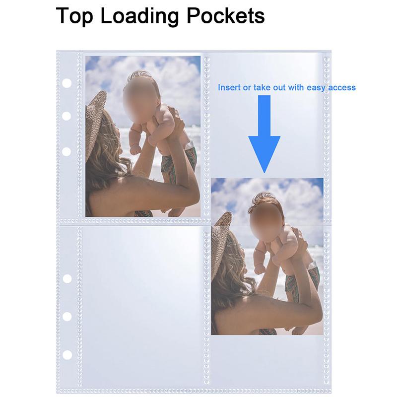 Reusable 25PCS A5 Kpop Photocard Album Binder | Loose-leaf Idol Card Storage Organizer | Collectible Photo Card Holder Book