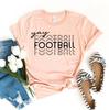 Yay Football T-shirt, Sports Shirt, Soccer Mom Shirt, Football Tee, Game Day Gift, Mama Shirt, Mom T-shirt, Football Top, Women's Tee