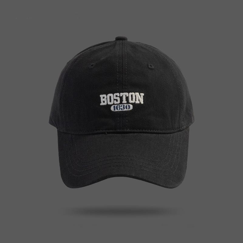 Gesicht kleiner Hut weiblich rosa süße Schwester bestickte Kappe vielseitig gebogener Schirm trendige Herren-Baseballkappe Frühling und Herbst