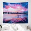 Aesthetics Sunset Starry Night Sky Moon Landscape Background Bedside Living Room Dormitory Decoration Tapestry