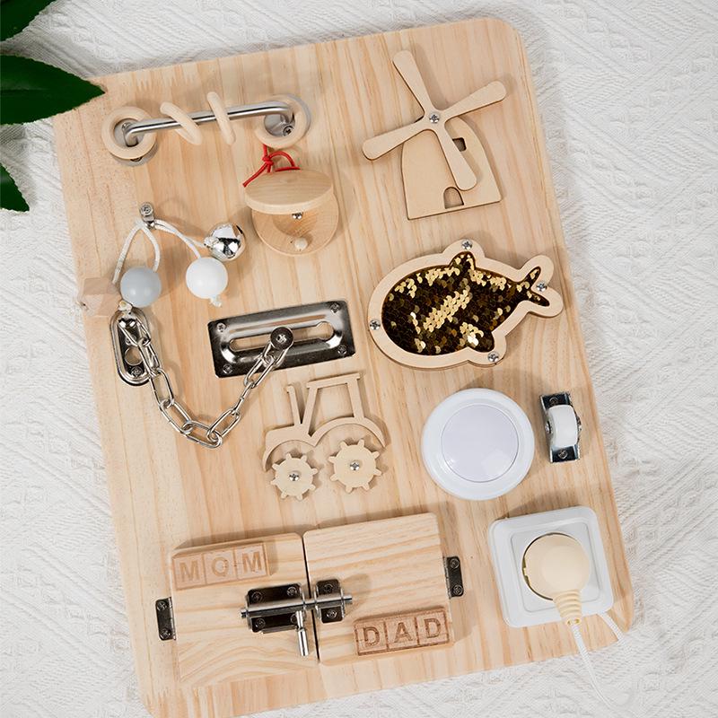 Montessori Puzzle Board: Educational Toy for Early Learning and Cognitive Development