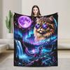 This Is An Outrage Funny Princess Cat Dinosaur Donut Meme Blankets Kids Adults Flannel Bedding Throws Quality Bedspread Gift