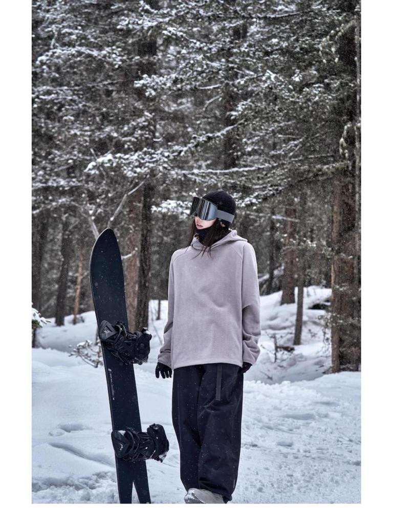 Unisex Waterproof Ski & Snowboard Pants: Loose Fit, Warm, Plus Velvet, for Men & Women.