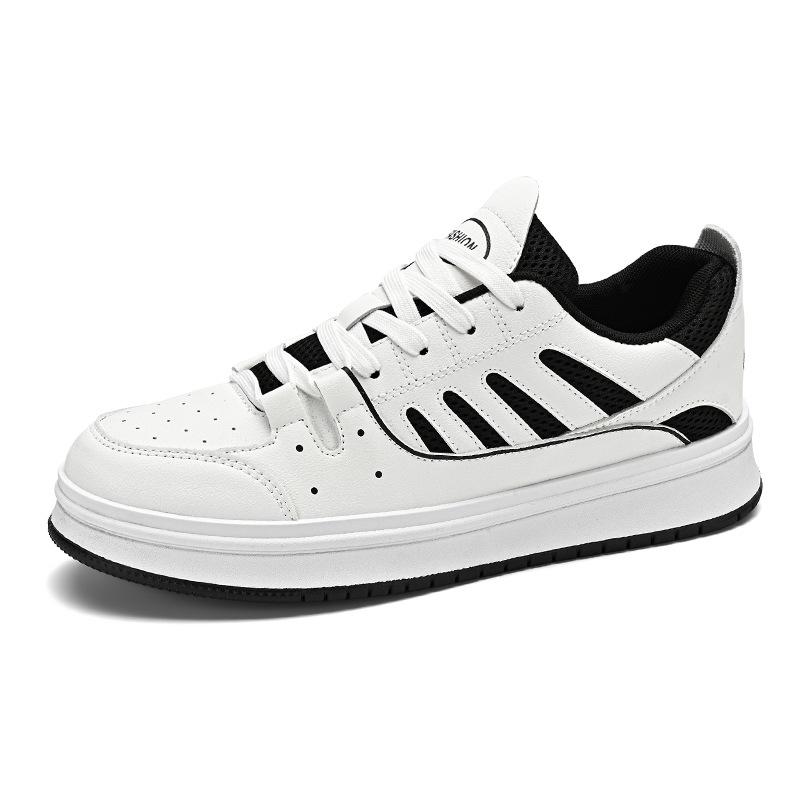 

Spring and autumn new men s shoes casual sports shoes thick-soled wear-resistant skateboard shoes boys height-increasing breathable trend board shoes 44