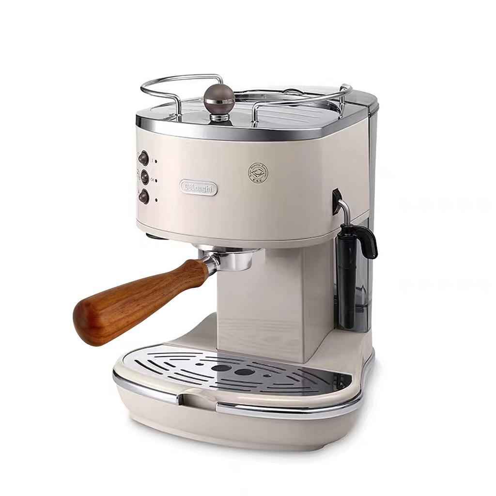 NEOUZA 51mm Espresso Bottomless Portafilter, 2-Ear, for Delonghi ECP31.21, ECP33.21, ECP35.31, and Other Coffee Machines, 304 Food-Grade Stainless Ste