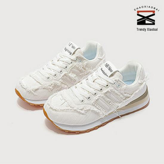 Women's Summer 2024 Mesh Retro Dad Sneakers - Breathable, Thick-Soled, Lightweight, Cushioning Sports Shoes for Running.