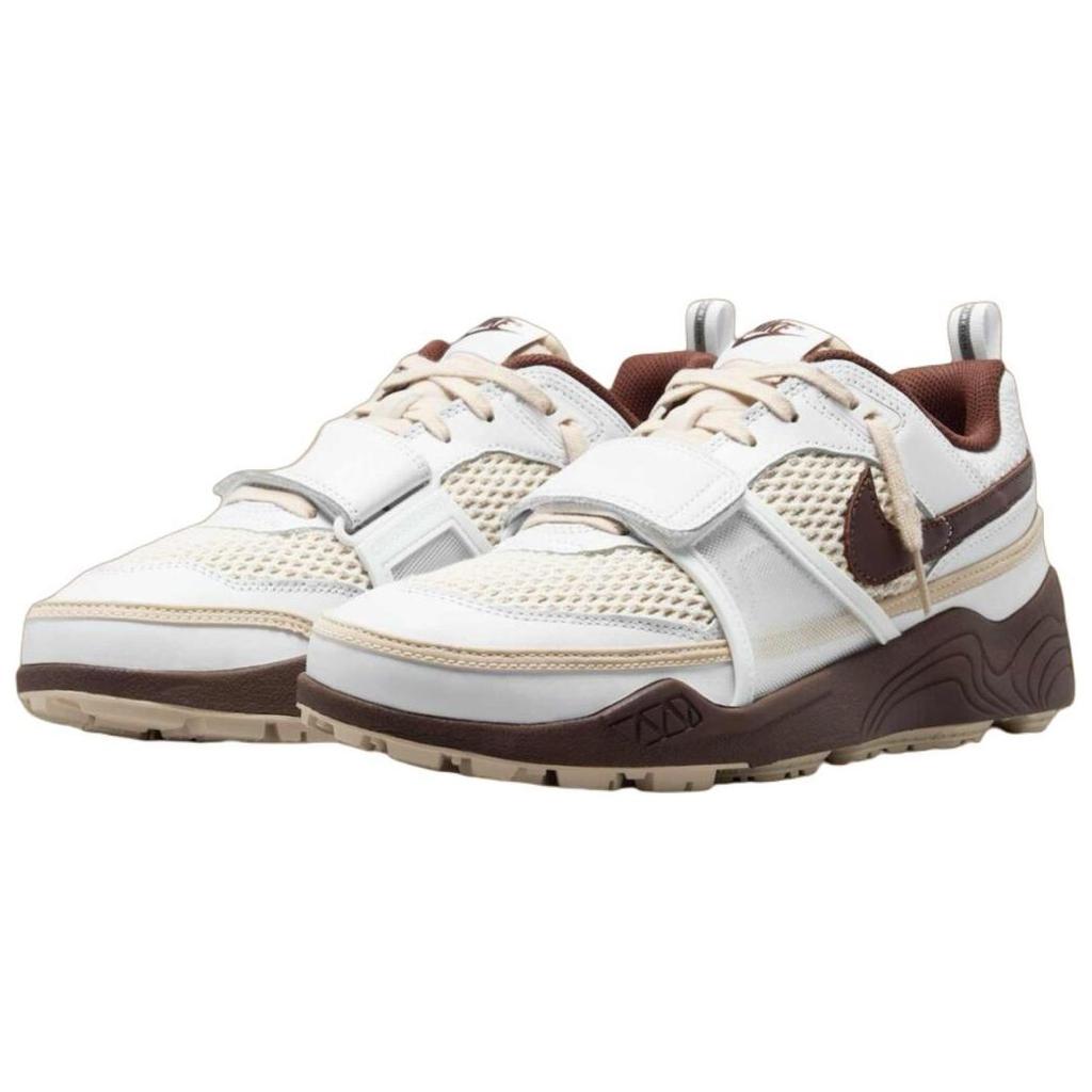Travis Scott X Nike Zoom Field Jaxx Light Chocolate Unisex Sneakers White HQ3073-100