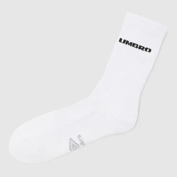 Modified Logo Cushioning 3-Pack Crew Socks White UR123CSC10