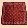 68Cm Black And White Floral Scarf Women'S Autumn And Winter Polyester Fiber Scarf Warm Sun Protection Neck Shawl  Hijab