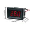 0 To 30 Volt Digital LED Display Voltmeter Tester Mini Module for Automotive Motorcycle and Electrical Applications