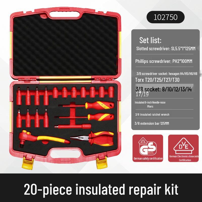 Pioneering Industrial-Grade Auto Repair Kit: Chrome Vanadium Steel Sockets & Ratchet Wrench Set for Mechanics
