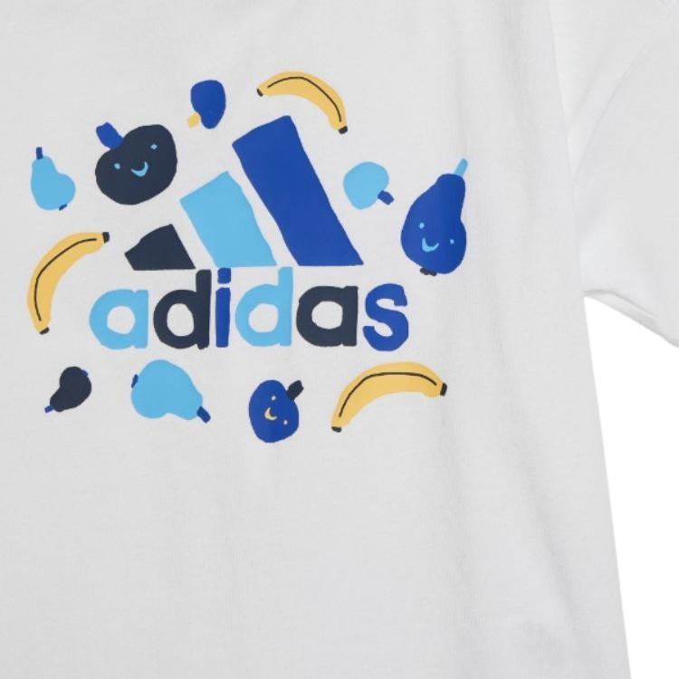 adidas Kids Matching Sets White/Blue Infant And Toddler Baby IS2682
