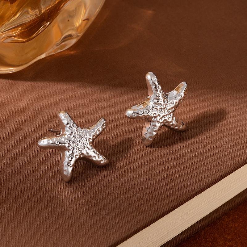 Exaggerated Floral Petal Earrings: Multi-layered Niche Design with a European & American Style