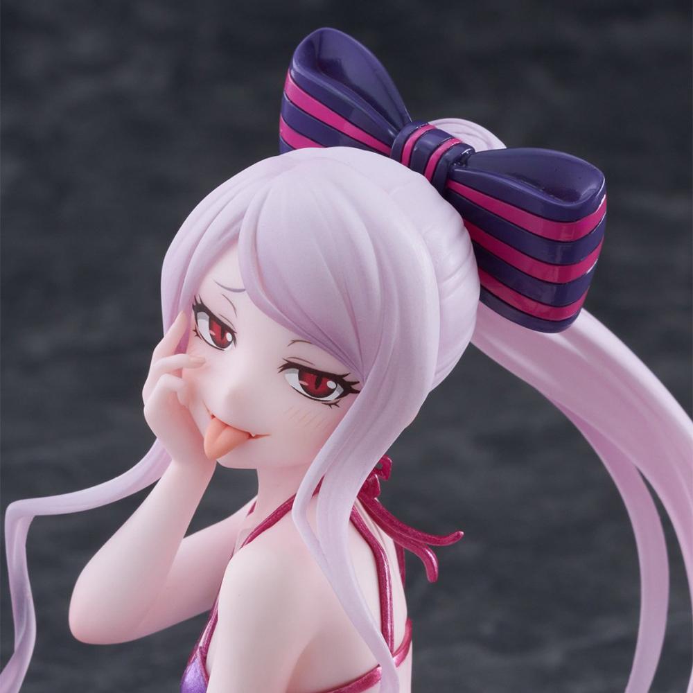 Anime Figure Albedo Kneeling Action Figures Shalltear Bloodfallen Figurine Swimsuit PVC Model Toys Collection Statues Gifts 13cm