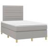 VidaXL Sommier à Lattes de Lit avec Matelas et LED, Lit Rembourré, Lit Double, Lit Adulte de Chambre à Coucher Intérieur, 3135501