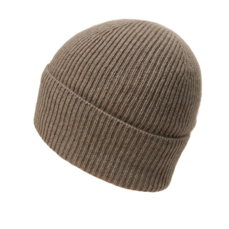 Unisex Cashmere & Fleece Hat: Autumn/Winter, New Style, Thick & Warm Knit