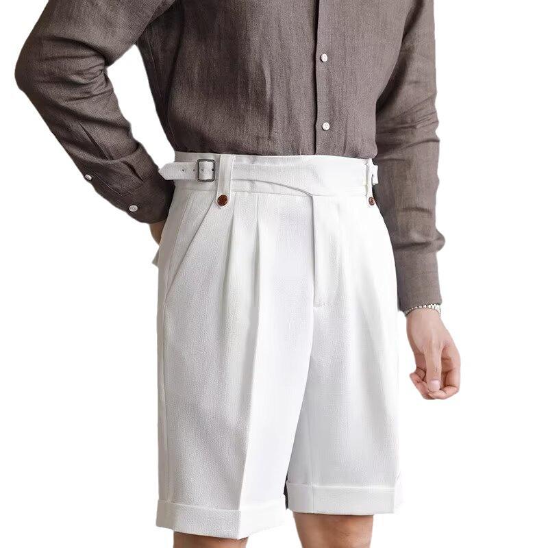 Men's Trendy Summer White Japanese-Style Stretch Shorts