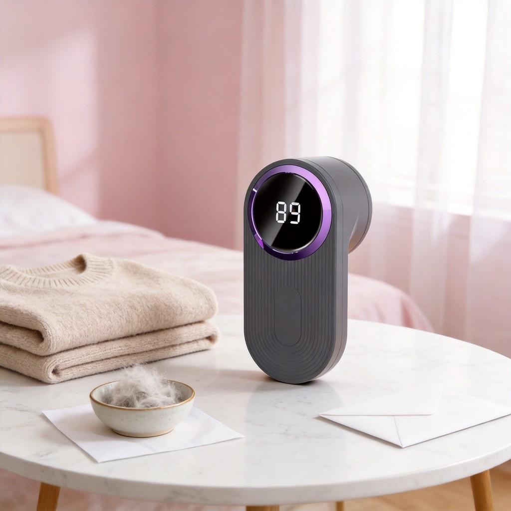 Portable Rechargeable Fabric Shaver With Led Display For Home Use