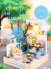 (t-FREAK) 1:32 Puppenhaus Set von 2, Handgefertigtes Bausatz Miniatur, Happiness Serie (Sweet Talk QT-032 + Corner of Garden QT-33)