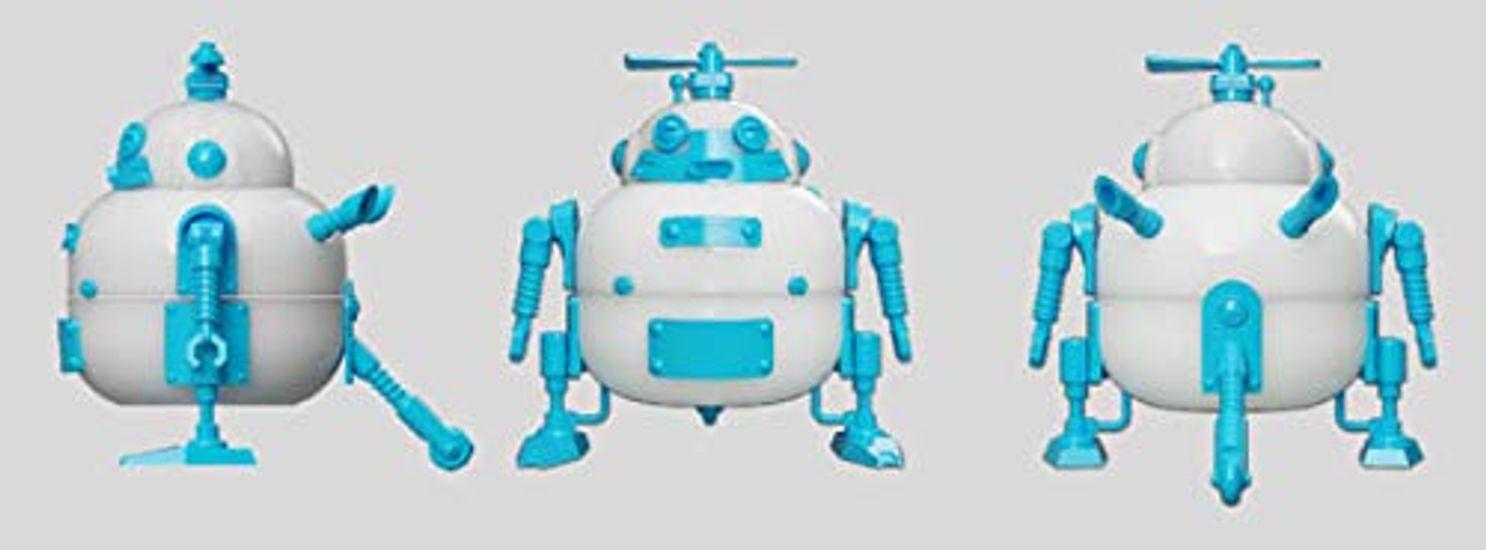 

DIY Robo Series Manmaru plastic model No.001.
